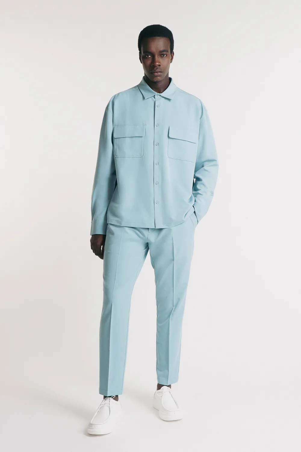 Sonny Bono Poliviscosa Overshirt Polvere