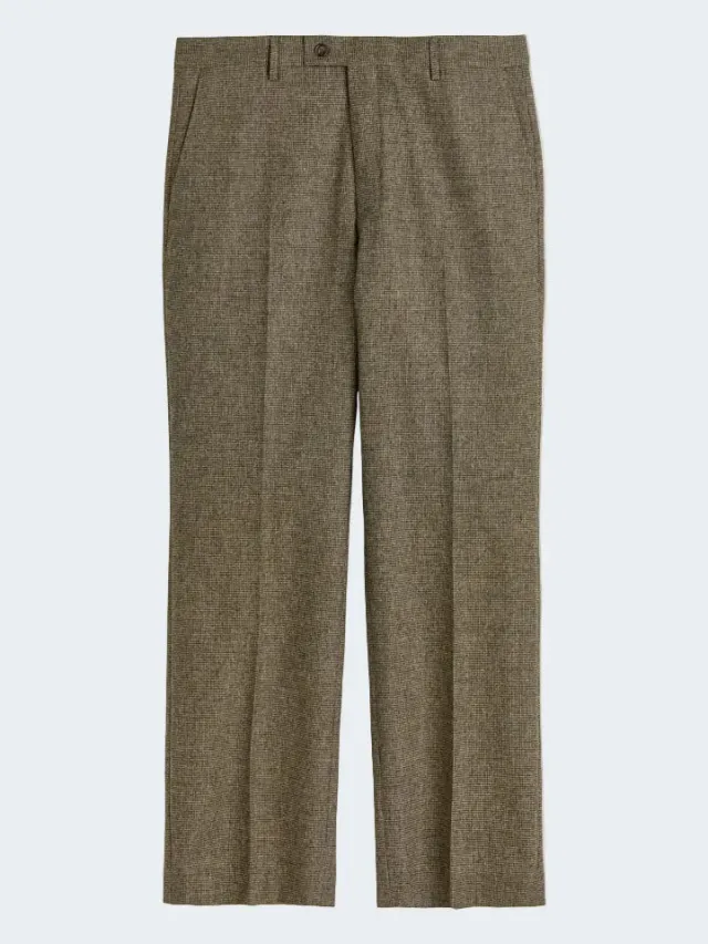 Sand Menswear Craig pantalone stretch micro check