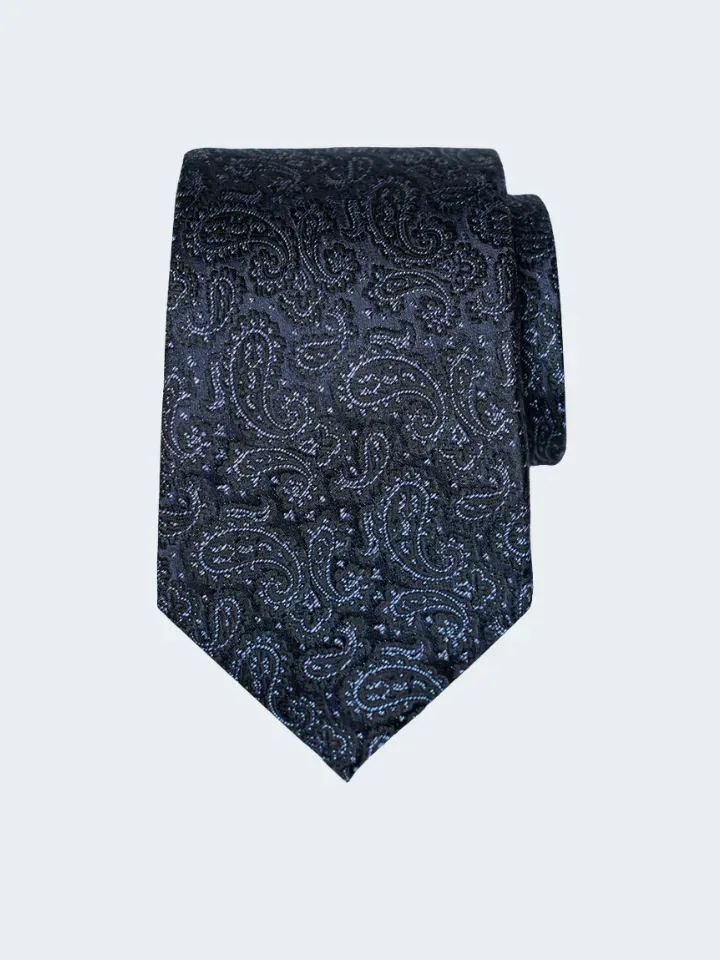 Sand T490 cravatta seta paisley 8cm