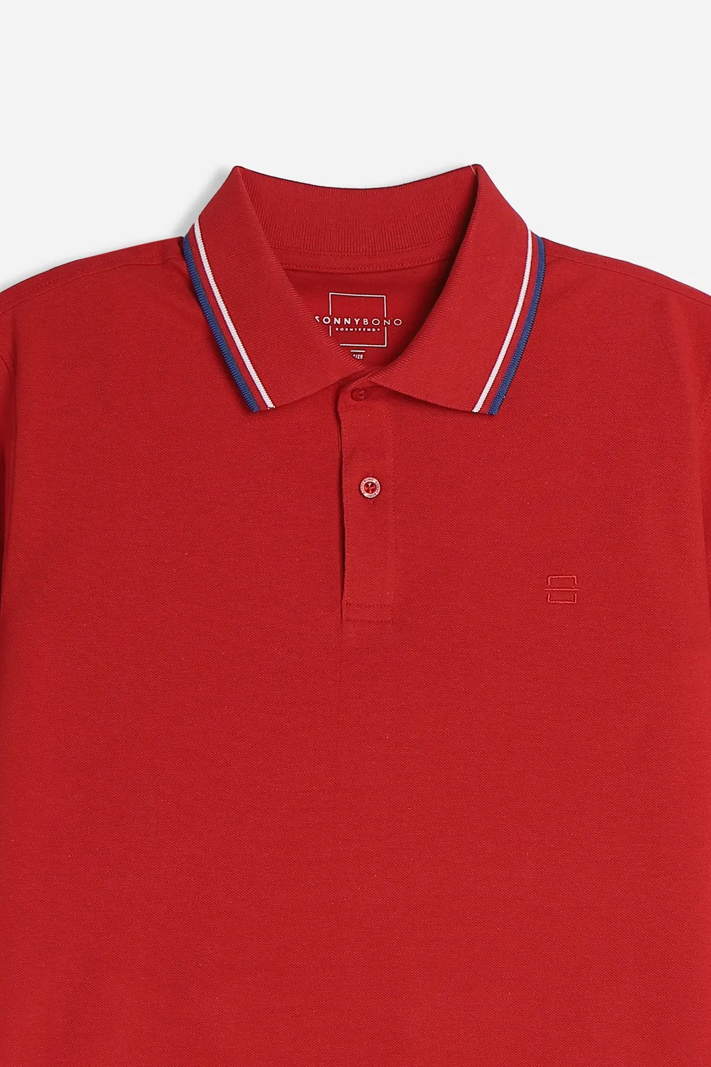 Sonny Bono Basic Polo Piquet Rossa Cotone