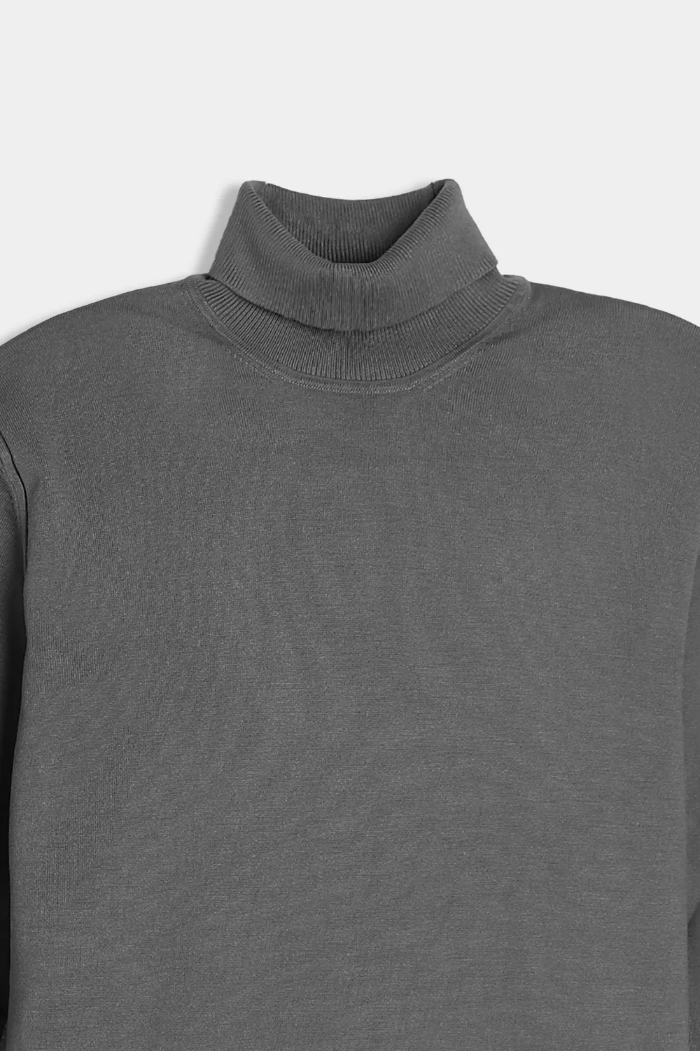 Sonny Bono maglia dolcevita grigio scuro leggera viscosa