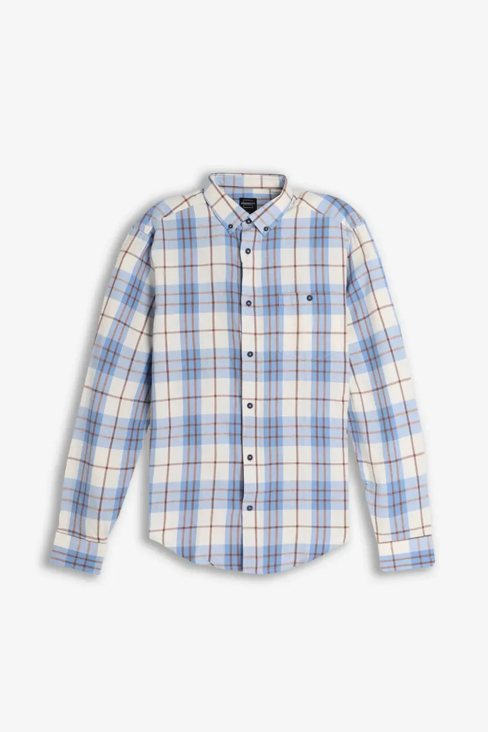 Sonny Bono NI 02091CM Camicia Flanella Panna Quadri