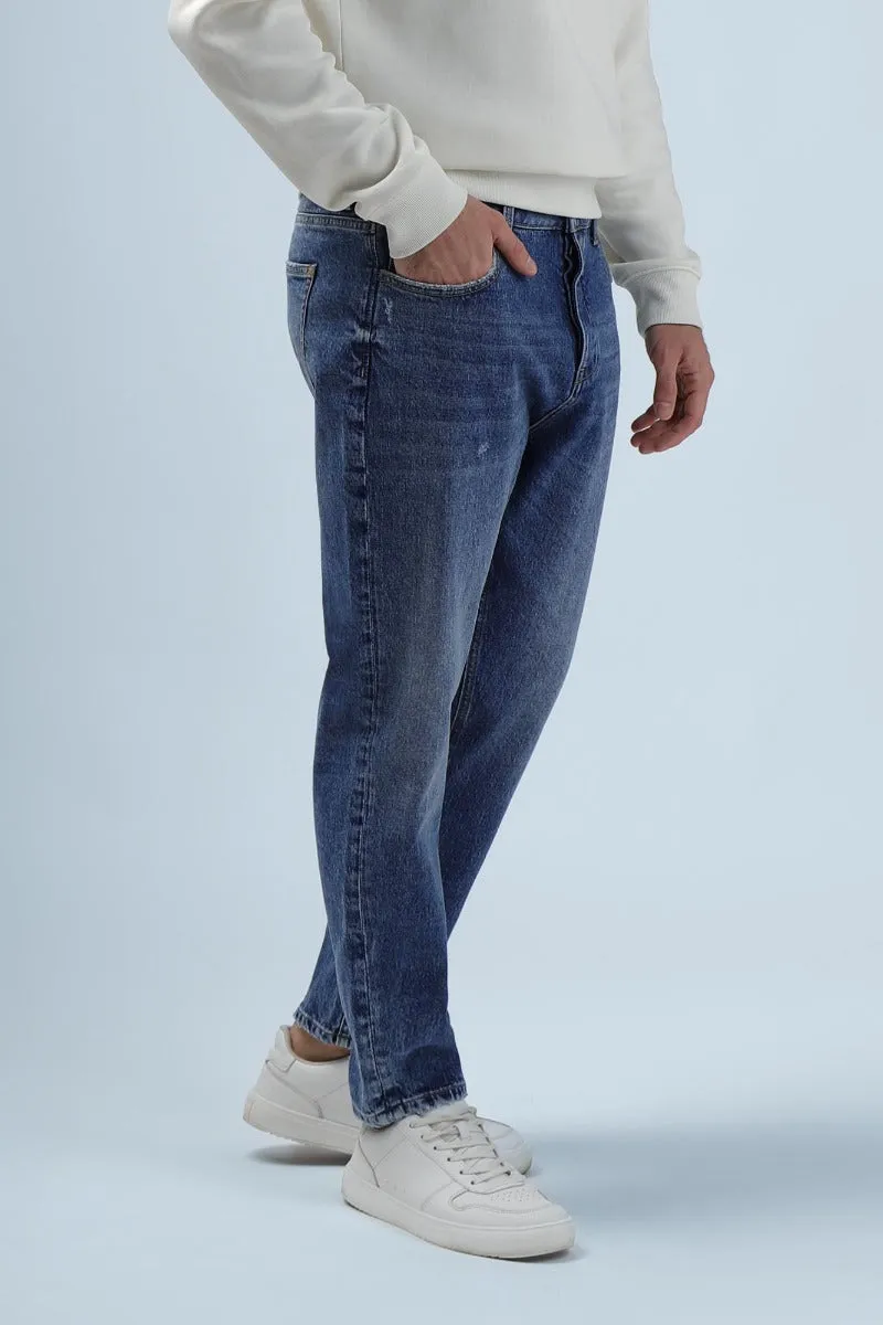 Sonny Bono Carrot Fit Jeans Bleu