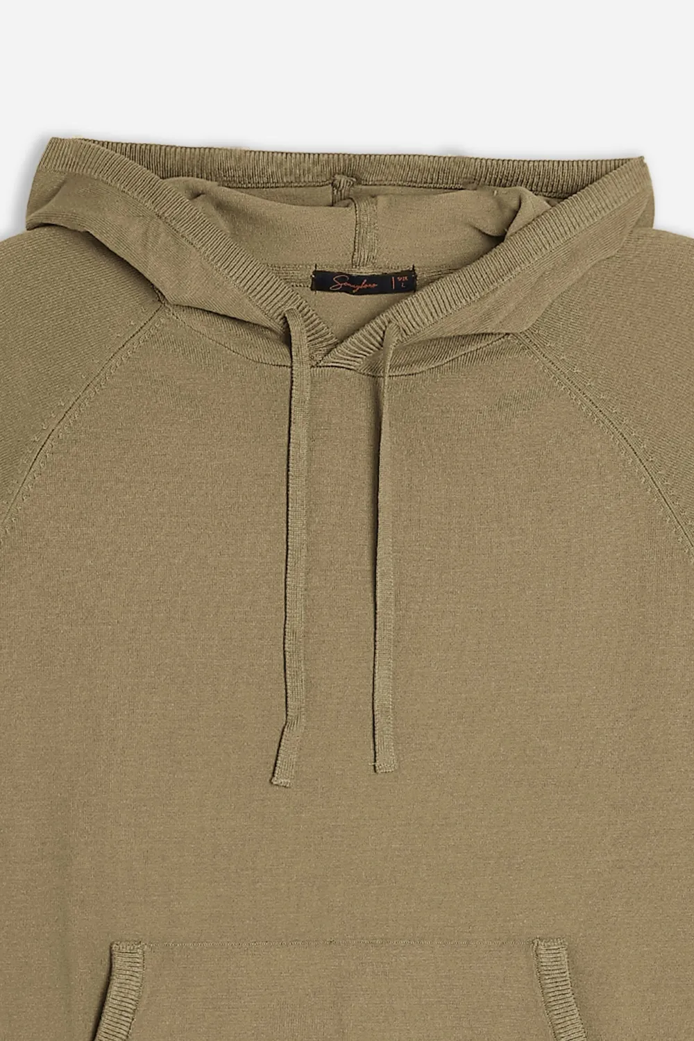 Sonny Bono Felpa con Cappuccio Marsupio beige casual