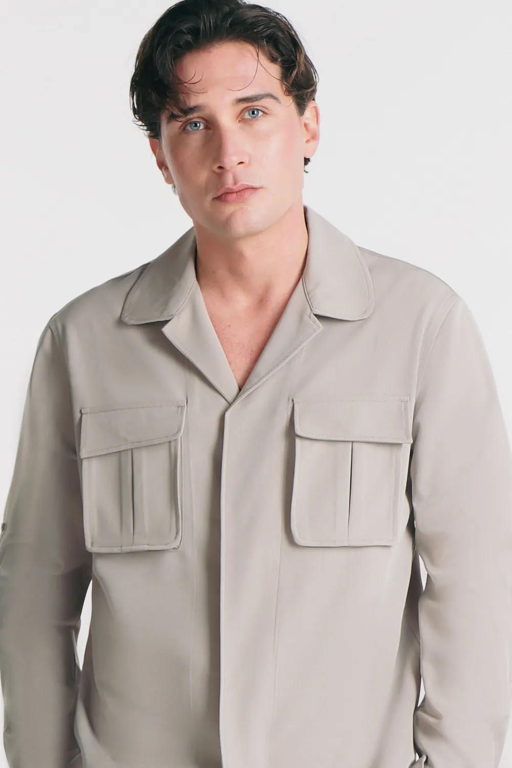 Sonny Bono Giubbotto Overshirt Sabbia Mezza Stagione