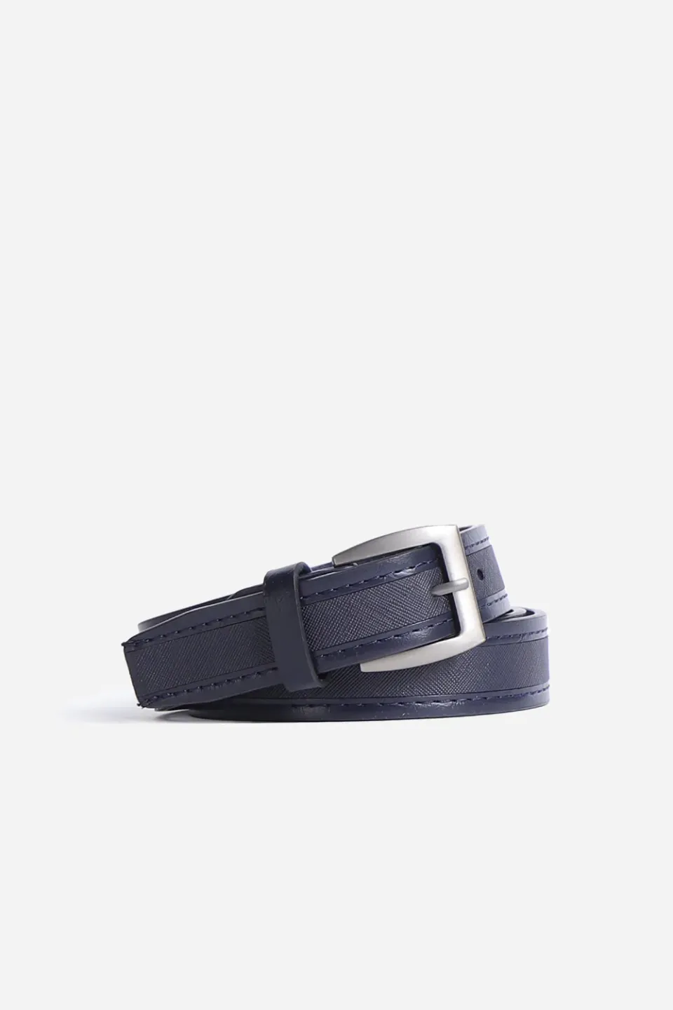 Sonny Bono Cintura Classica Bleu fibbia in metallo