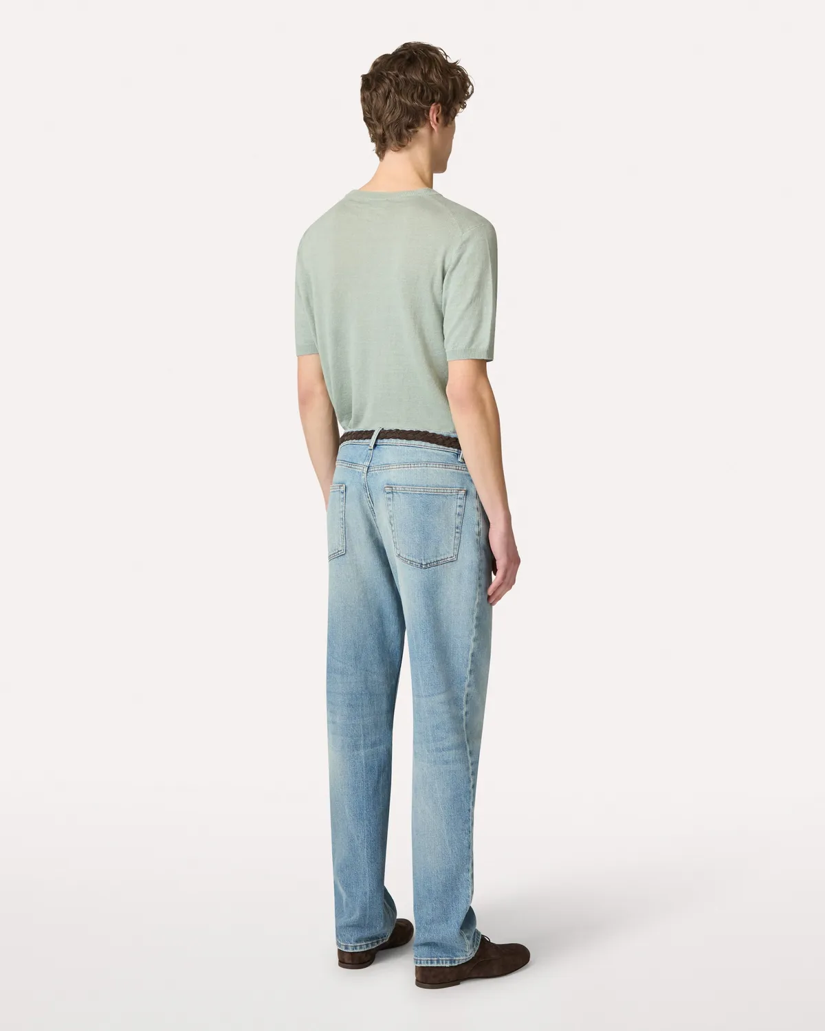 Lardini Jeans Blu Comfort Fit in Denim Stretch