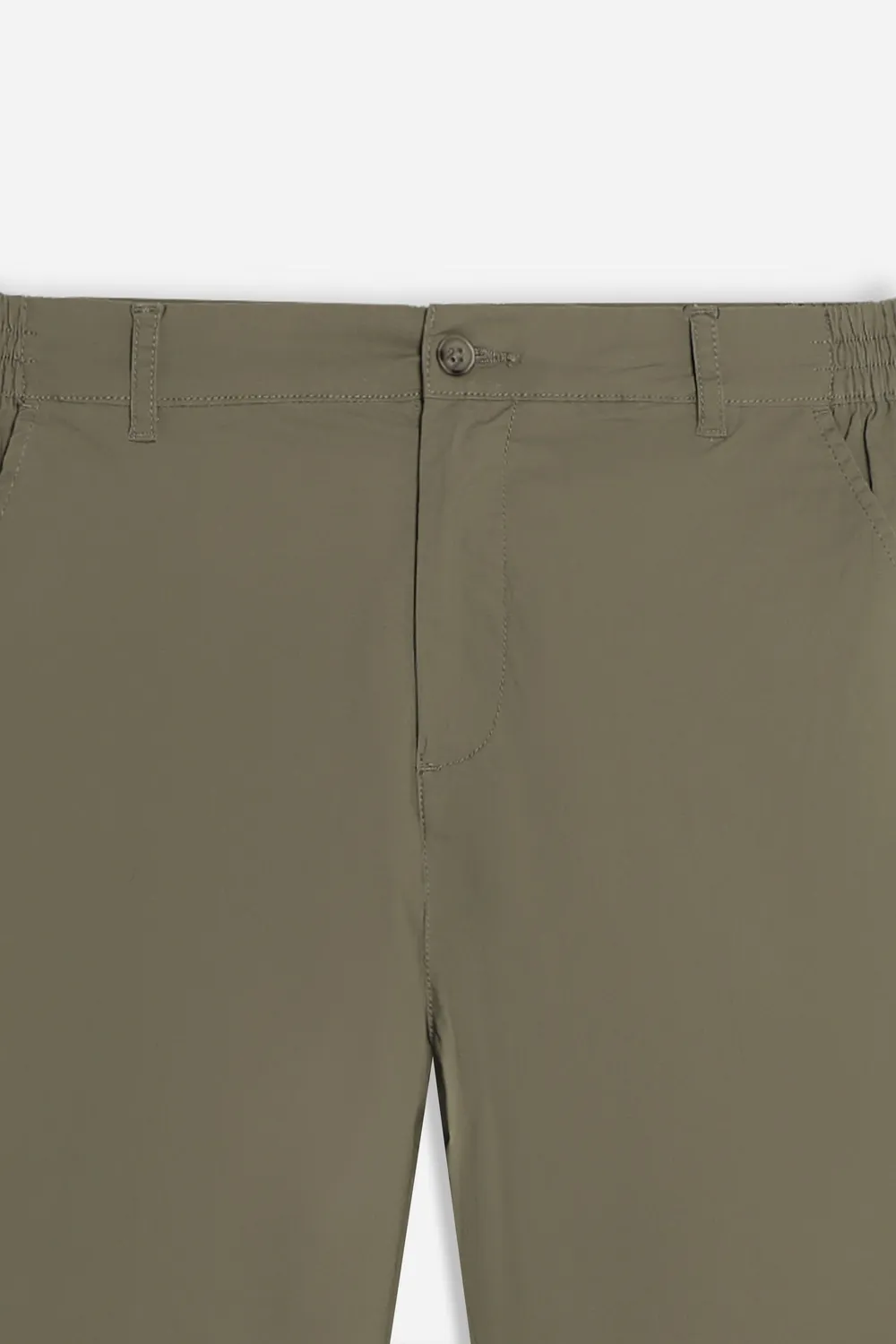 Sonny Bono Pantalone Twill Elastico Verde Militare