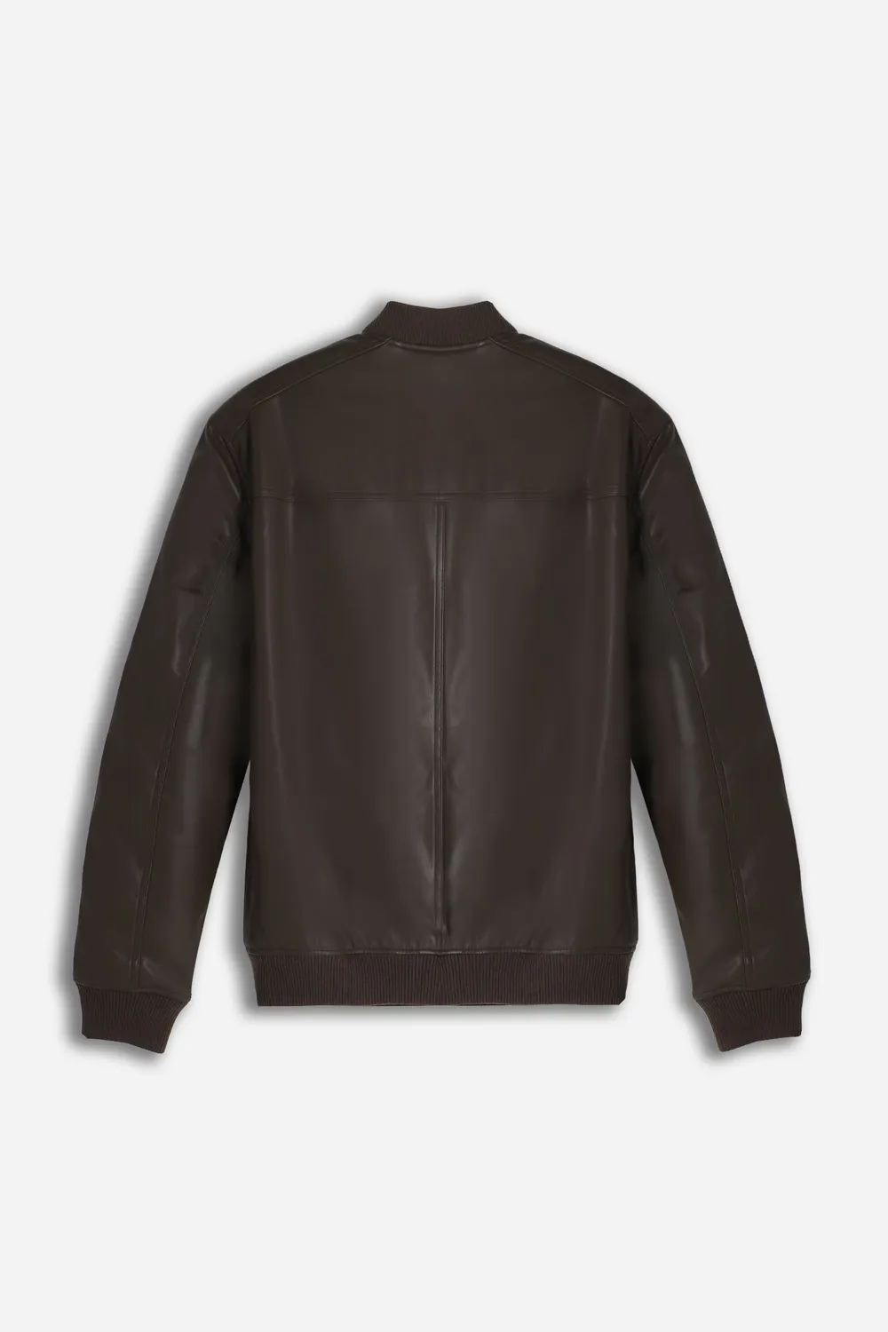Sonny Bono Bomber giubbotto effetto pelle moro
