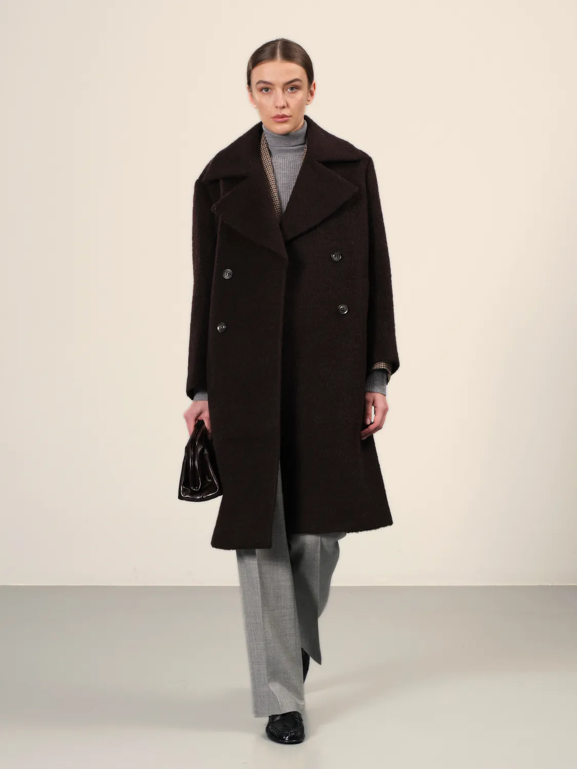 Sand Menswear Fellini maglione lupetto merino grigio