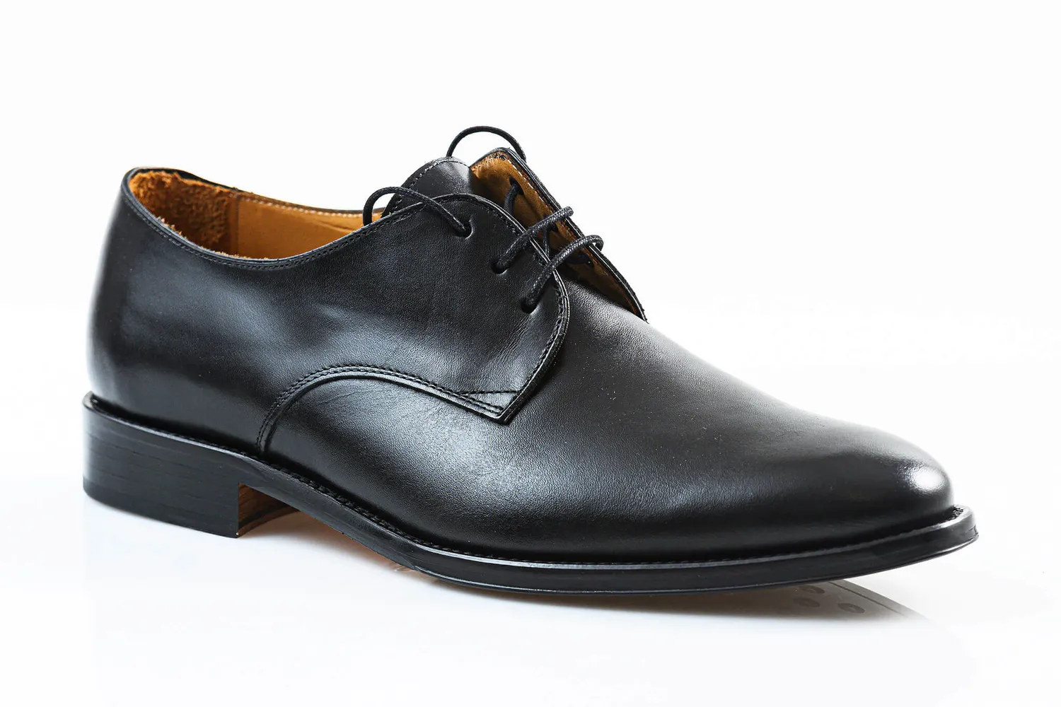 Alain Delon derby uomo nere 42 in vitello Blake