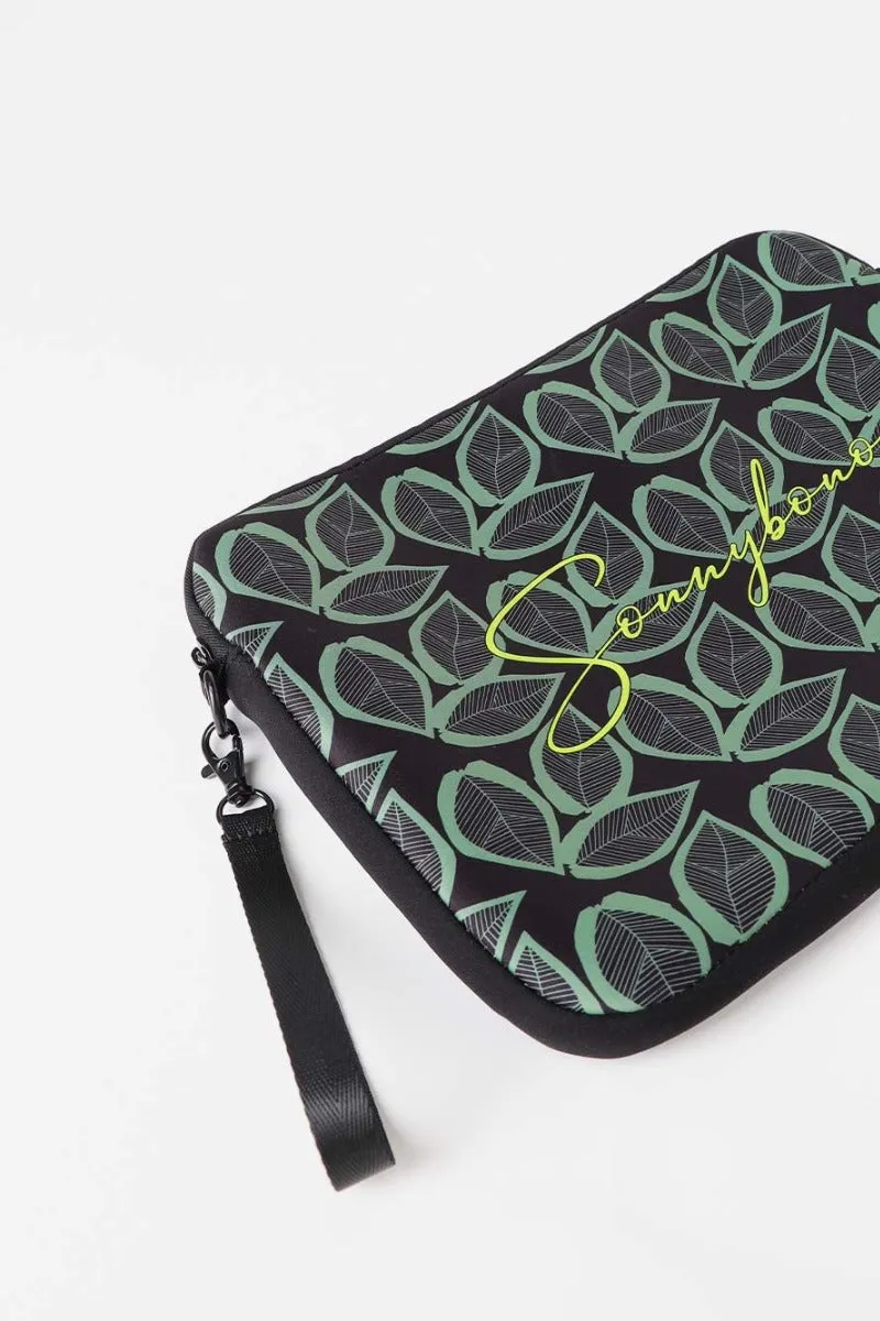 Sonny Bono Pochette Grande Stampa Borsa Salvia