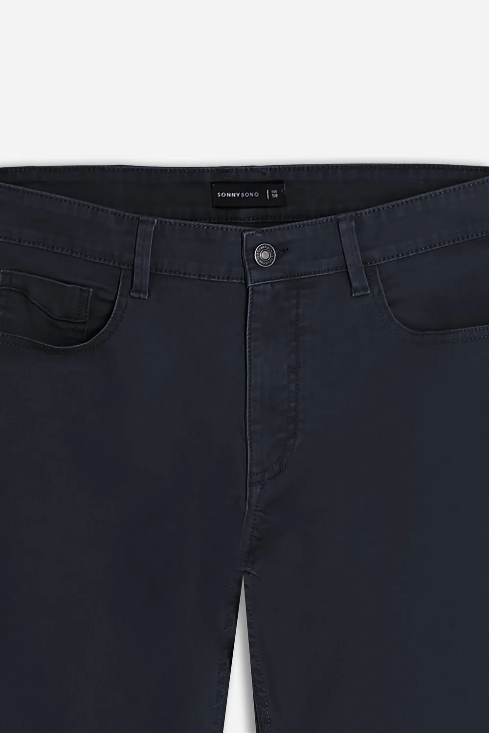 Sonny Bono Basic VL 07408P5 Pantalone 5 Tasche Blu Gabardina