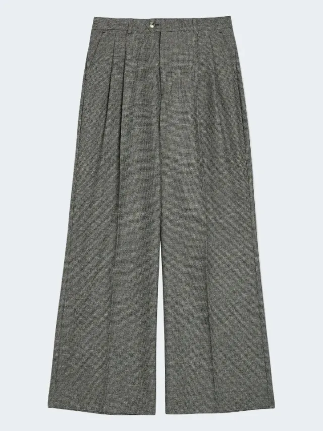 Sand Menswear Dori Super Wide 6026 pantalone fantasia vita alta