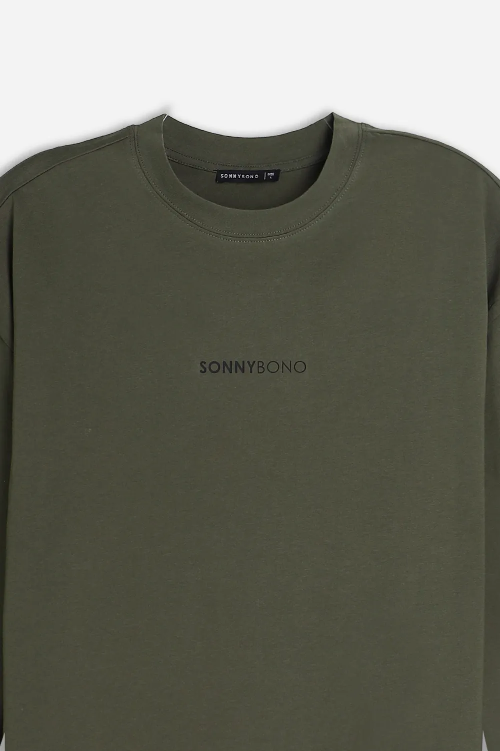Sonny Bono OF 08234TS 326 t-shirt manica lunga verde militare