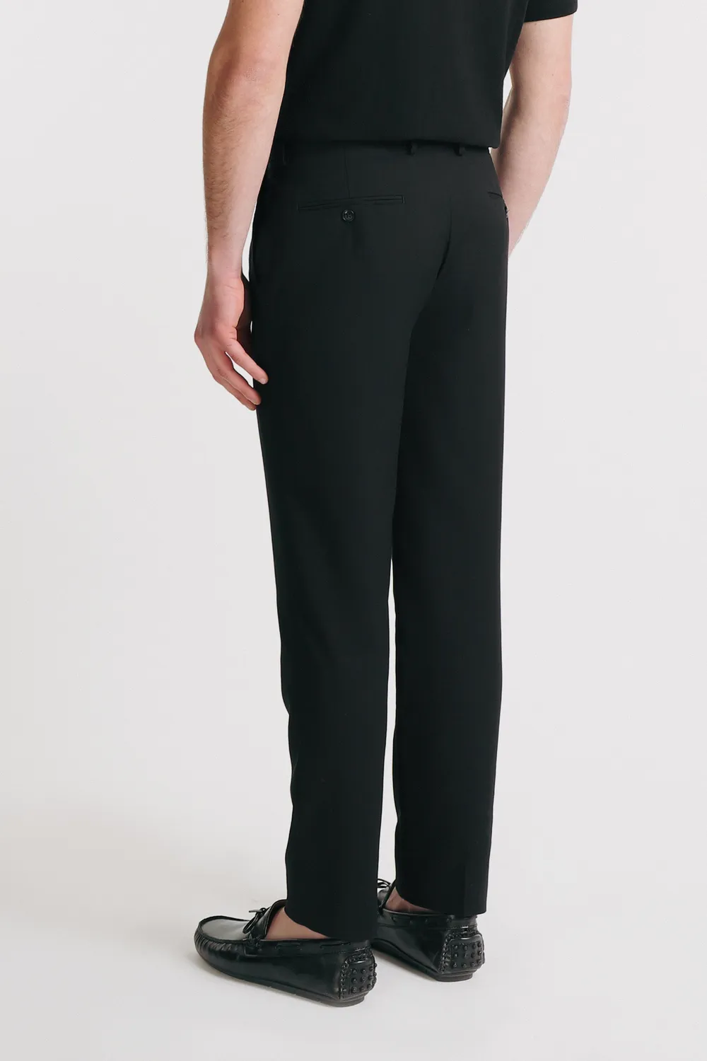 Sonny Bono Pantaloni da Abito Slim Fit Nero