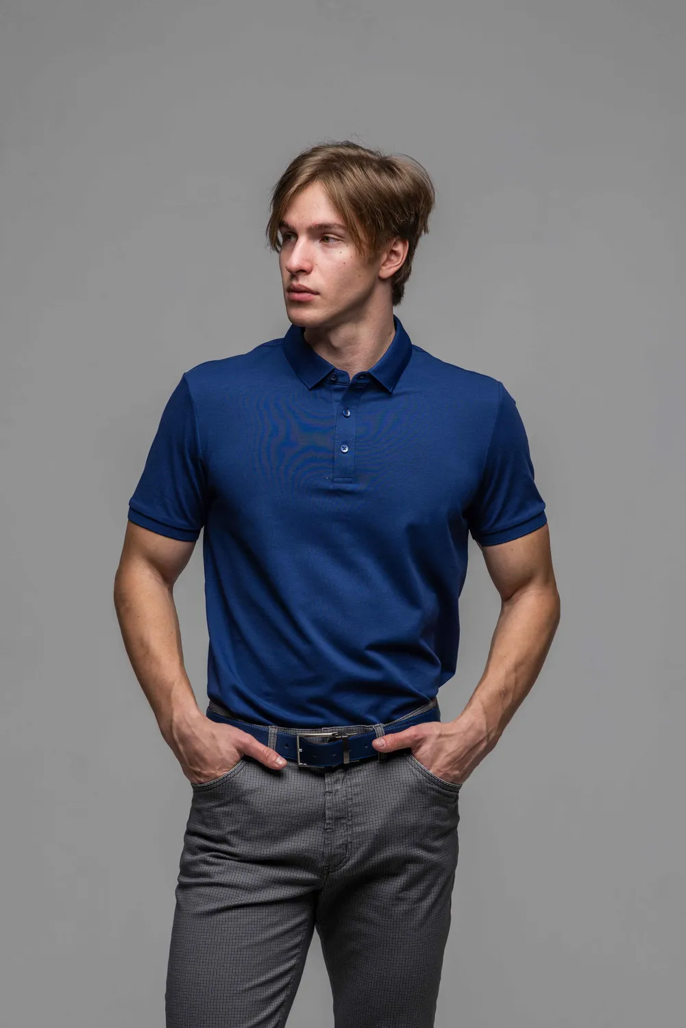 Alain Delon 13362-MOD Polo Uomo Manica Corta