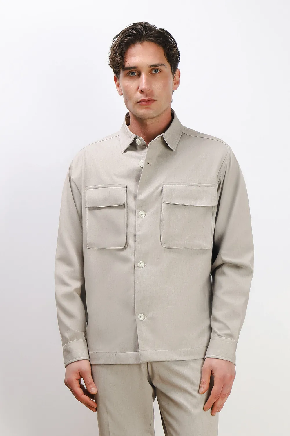 Sonny Bono Punto Milano overshirt beige