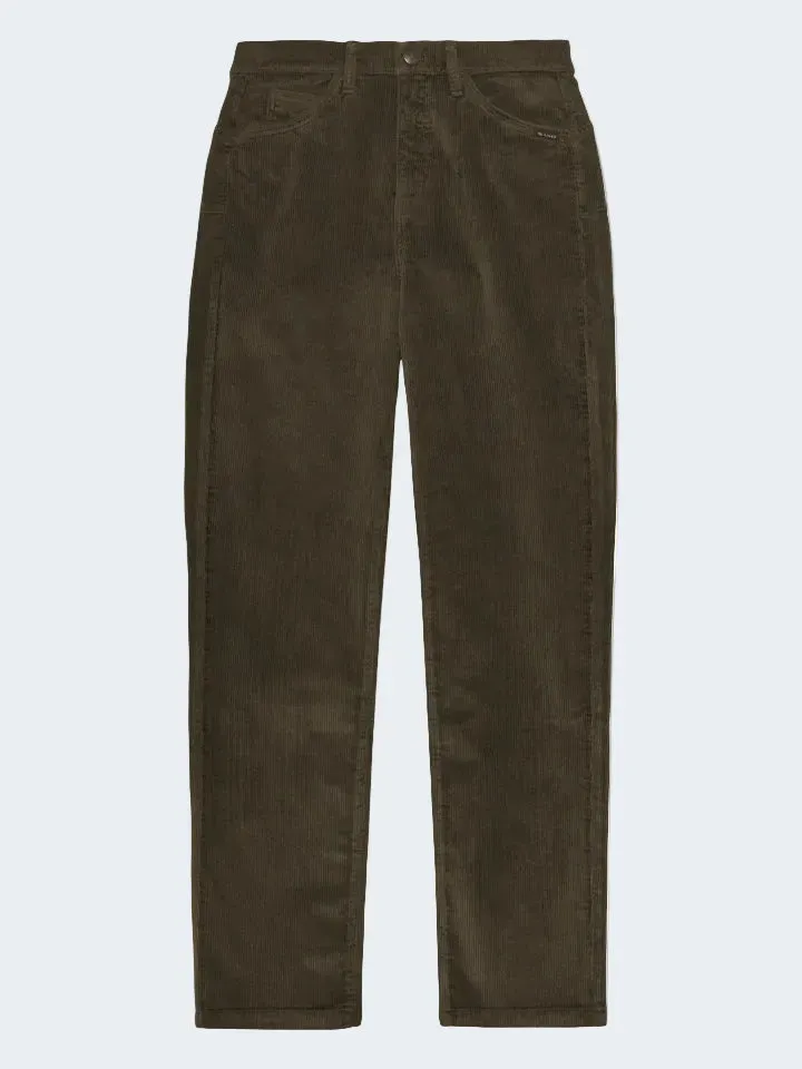Sand Apush pantalone velluto marrone dritto donna