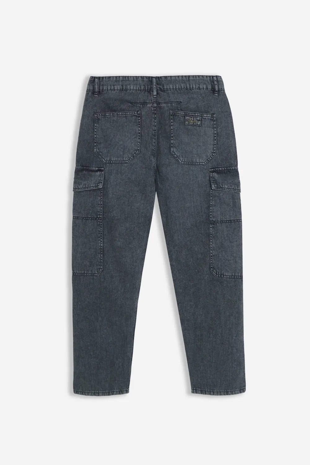 Sonny Bono Denim Cargo Baggy Grigio Tasche