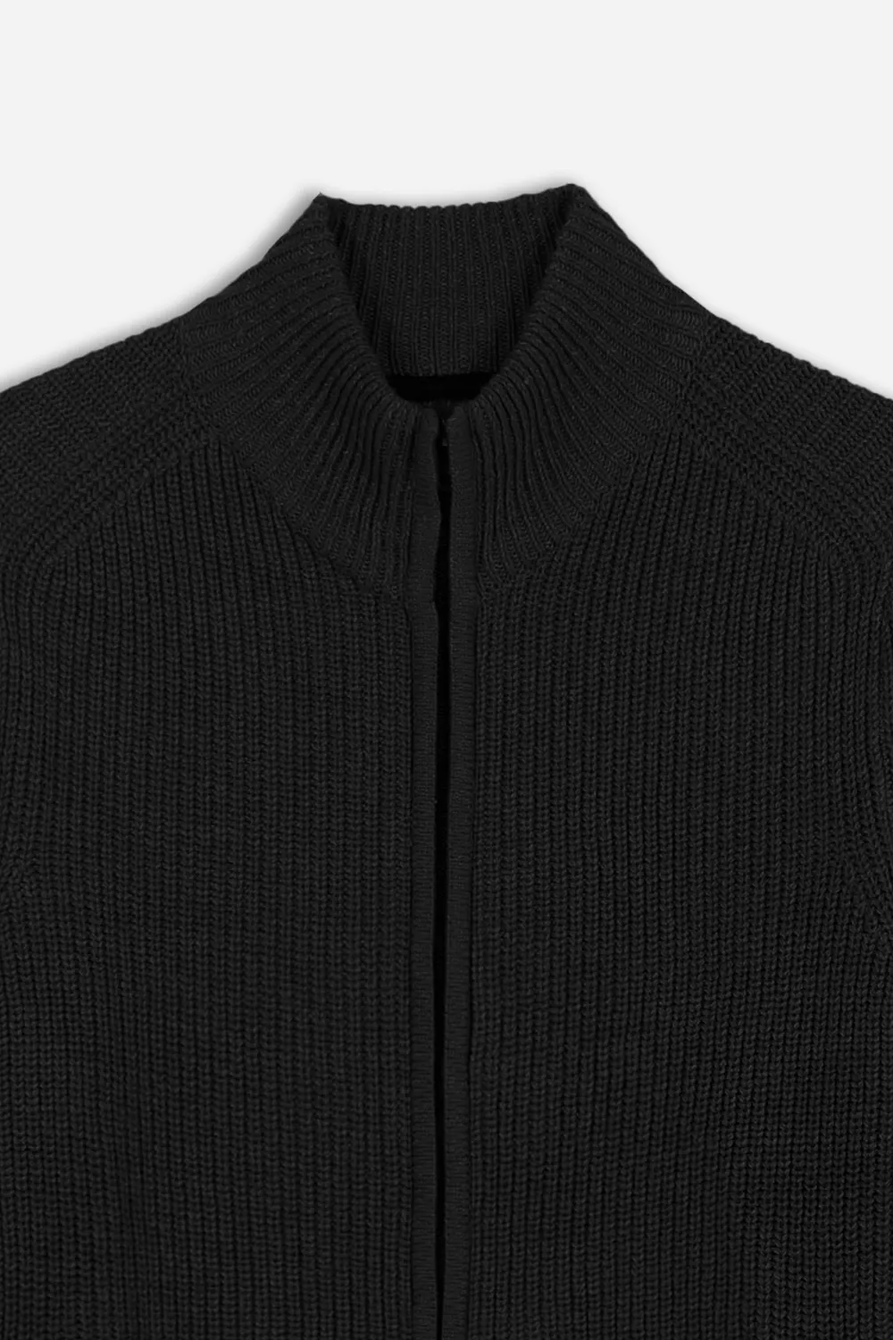 Sonny Bono Maglia Full Zip Nera Collo Piedi