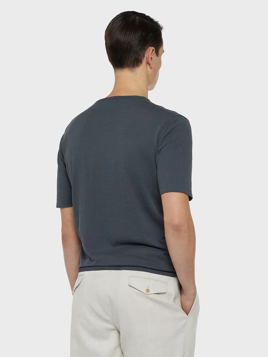 Caruso Butterfly t-shirt cotone grigio antracite