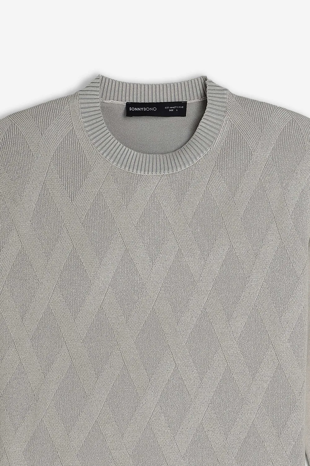Sonny Bono GB 06134MG maglia girocollo beige viscosa