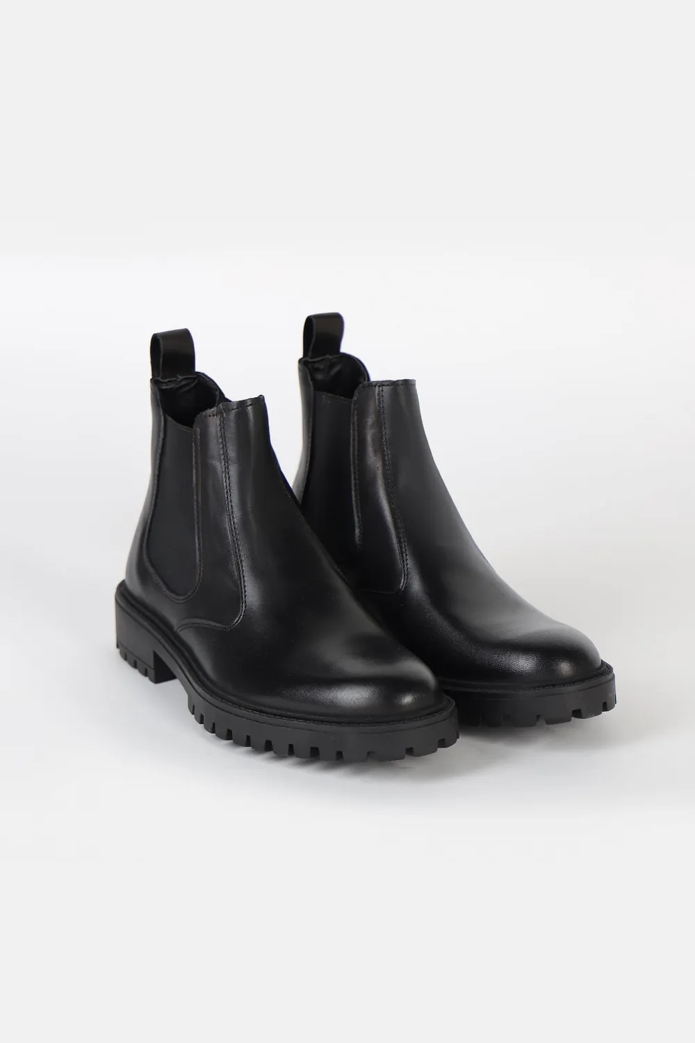 Sonny Bono Elastico stivaletto nero pelle Made in Italy