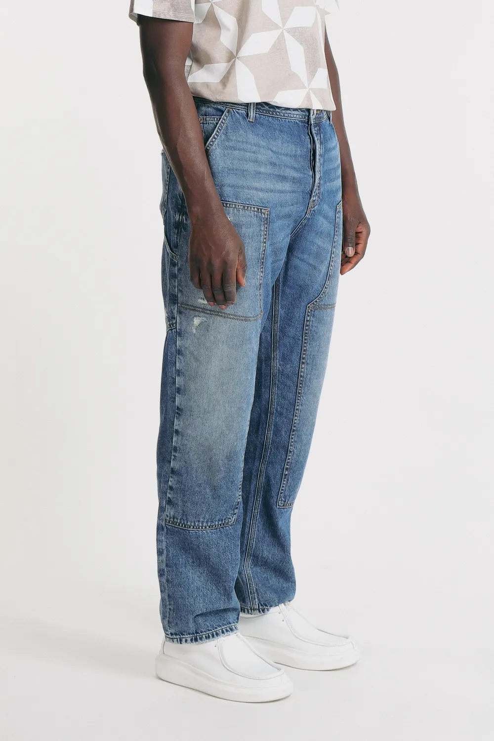 Sonny Bono Worker jeans indaco 100% cotone