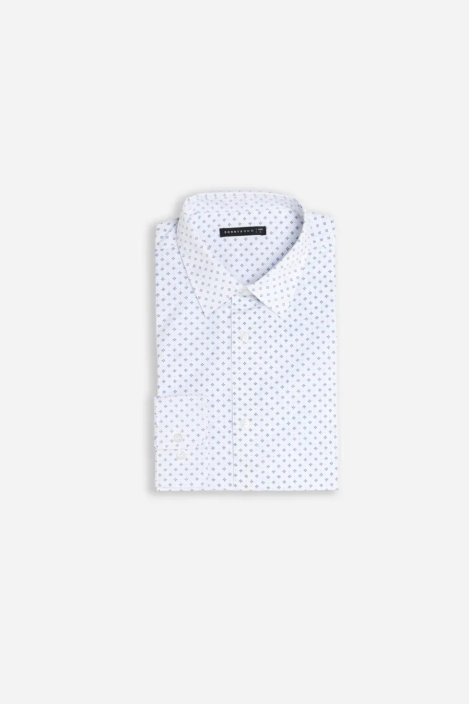 Sonny Bono NI 02083CM 326 camicia bianco microfantasia