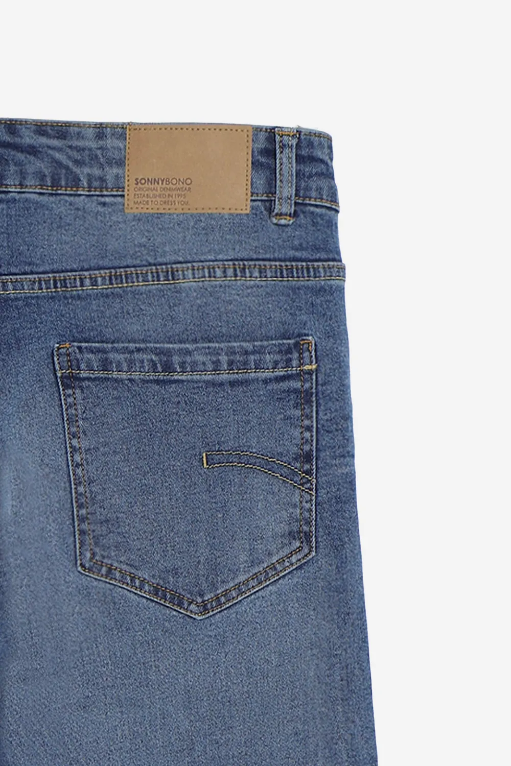 Sonny Bono Slim Fit Jeans Denim Indaco
