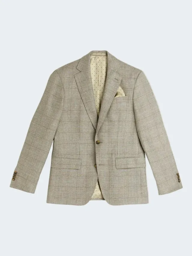 Sand Menswear Sherman Napoli 6037 blazer quadri lana
