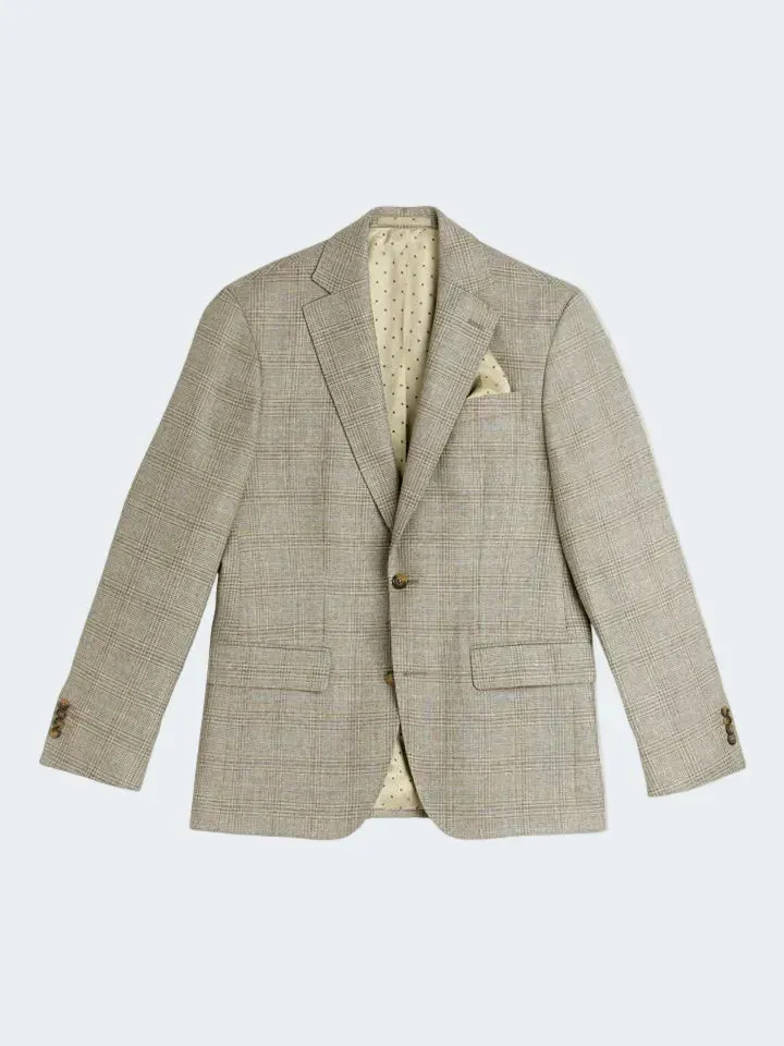 Sand Menswear Sherman Napoli 6037 blazer quadri lana