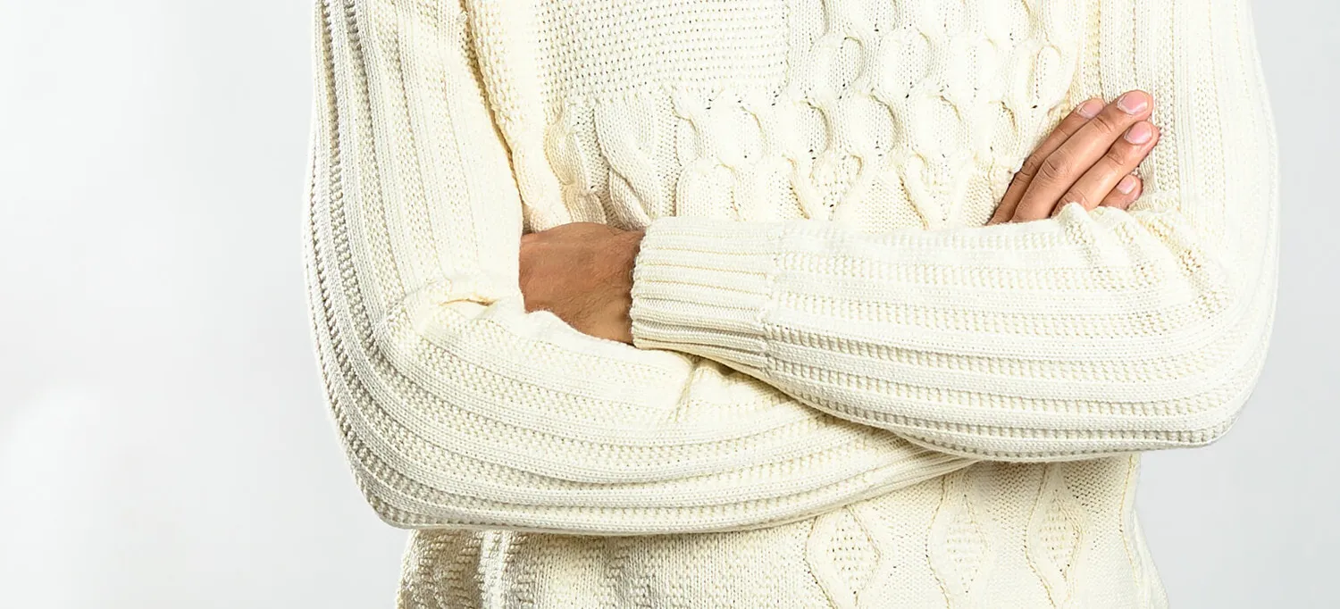 Alain Delon dolcevita lana merino crema vestibilità comoda