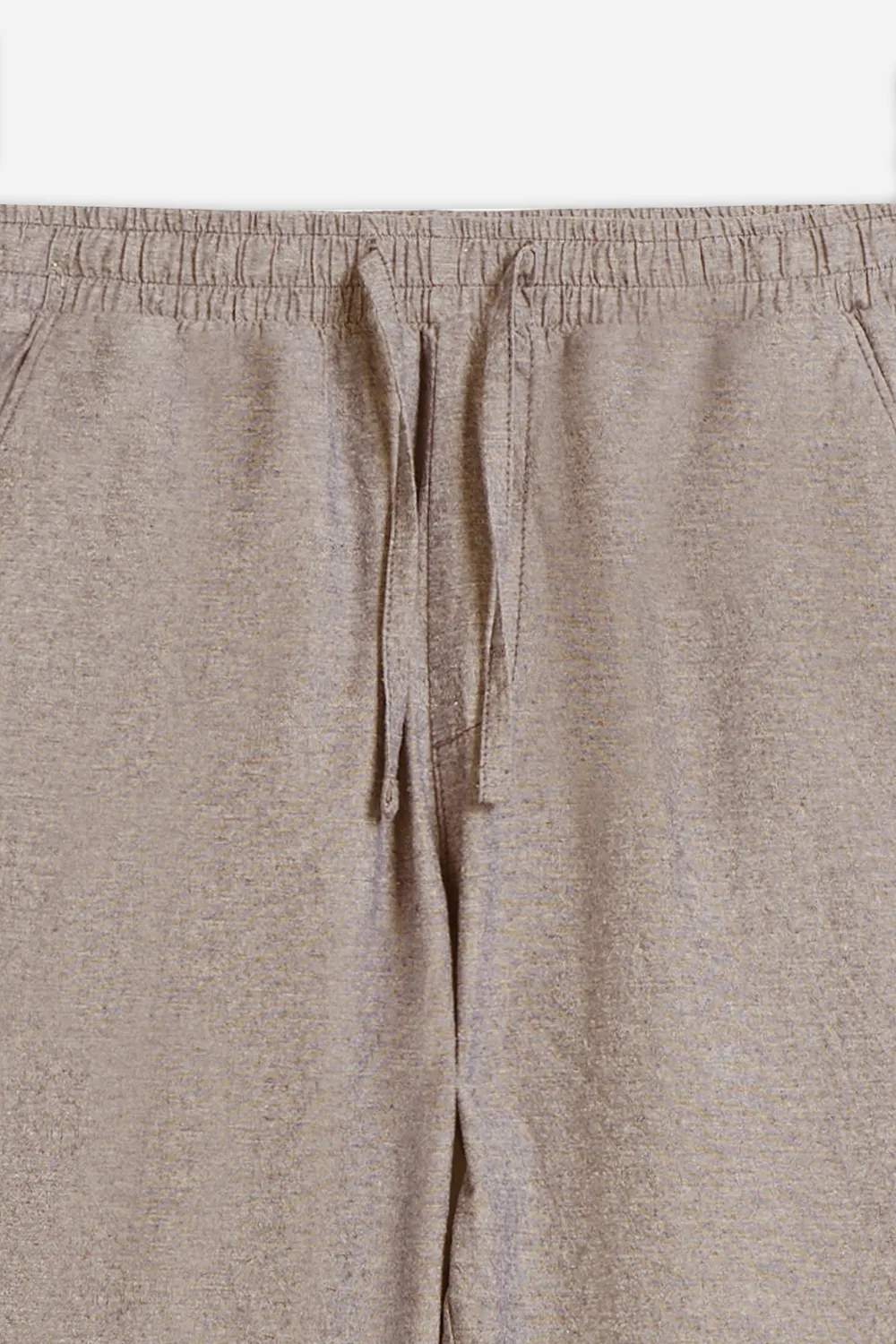 Sonny Bono Pantaloni Elastico Fango Cotone Lino