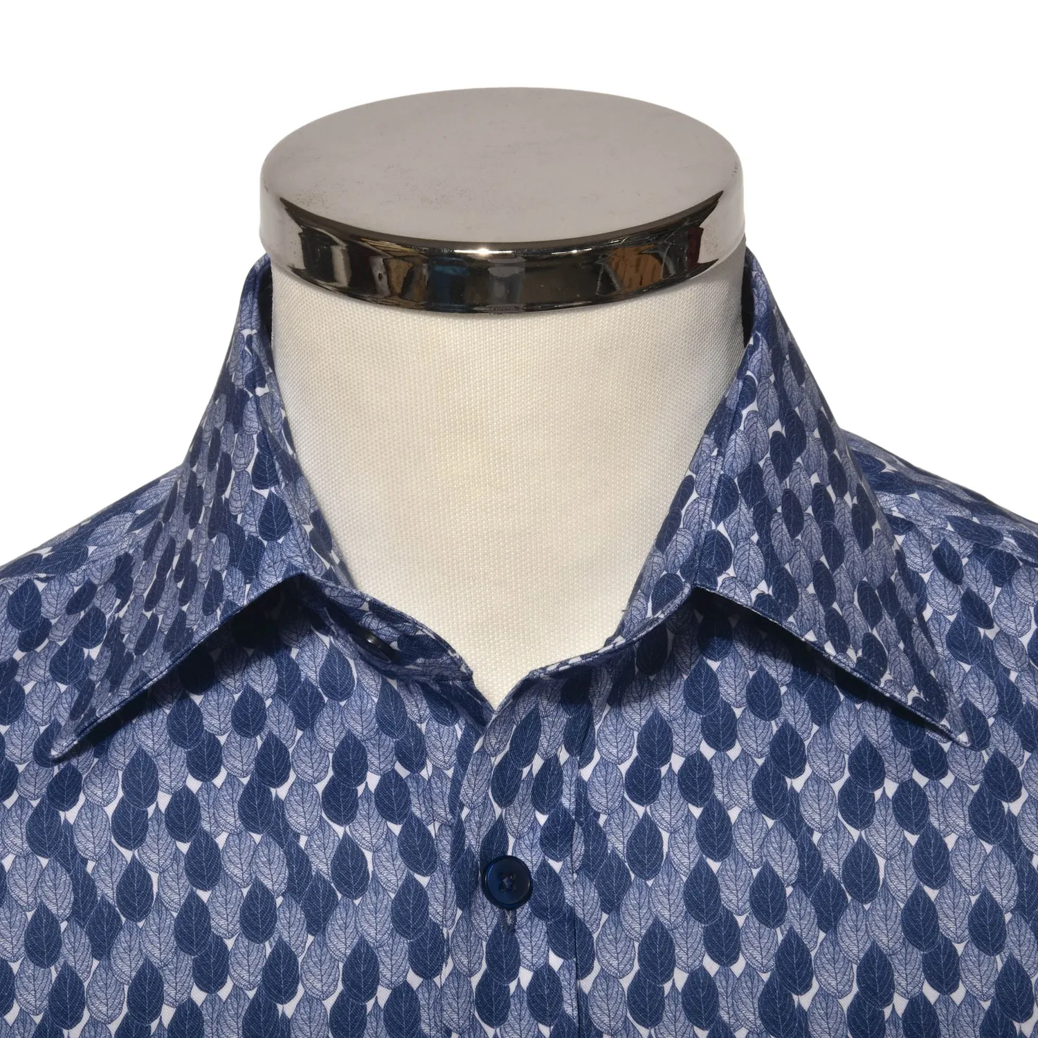 Alain Delon Basic camicia azzurra extra slim fit cotone