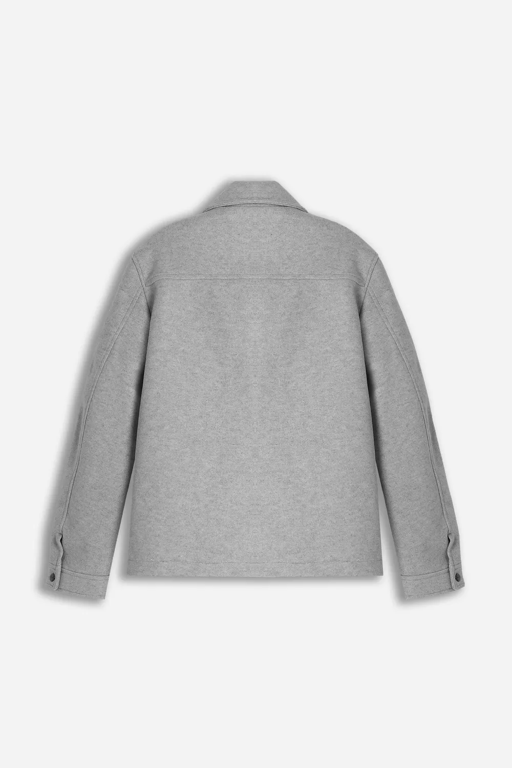 Sonny Bono Giubbotto Dritto Collo Camicia Full Zip Grigio