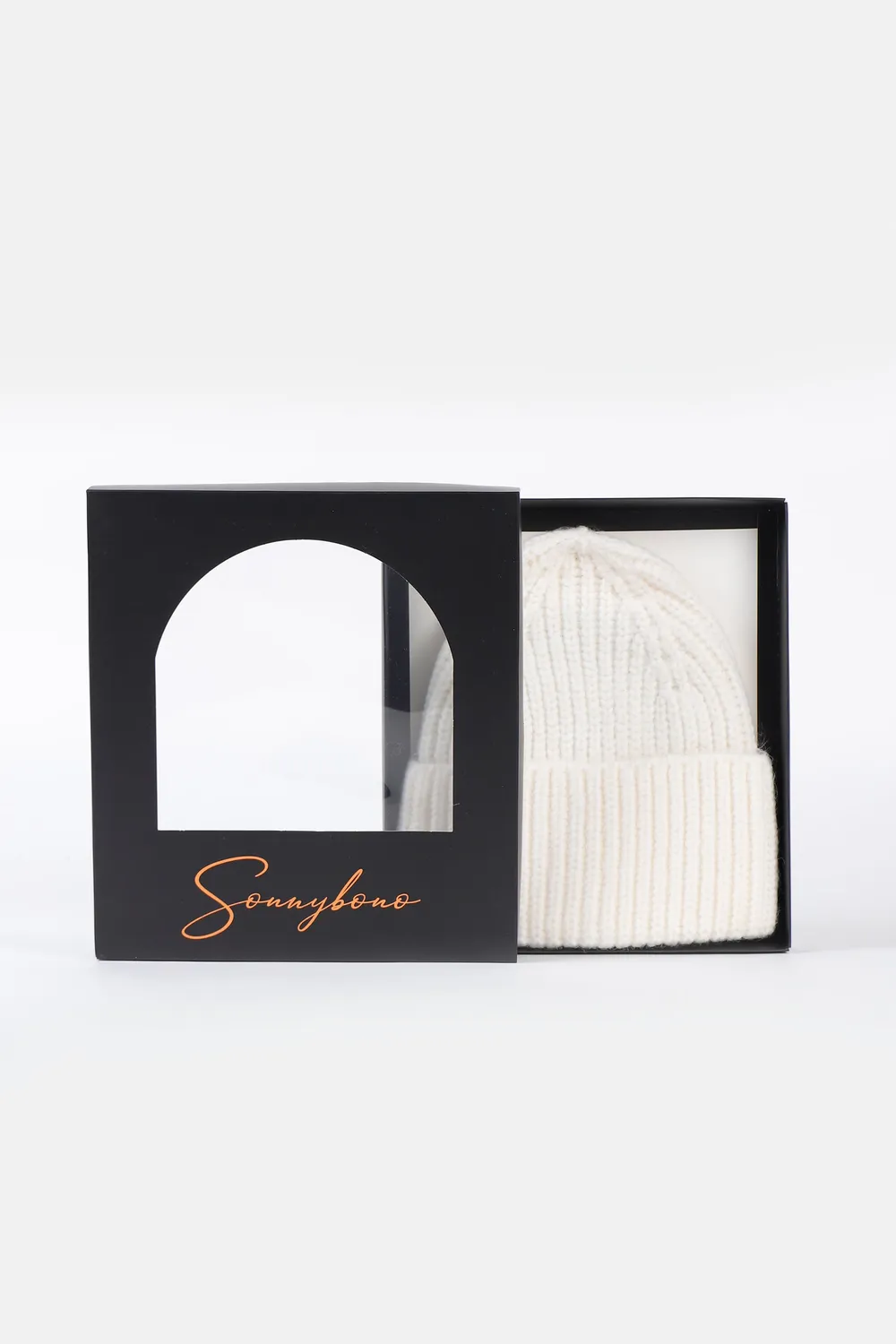 Sonny Bono Cappello in Scatola Panna Elegante Uomo