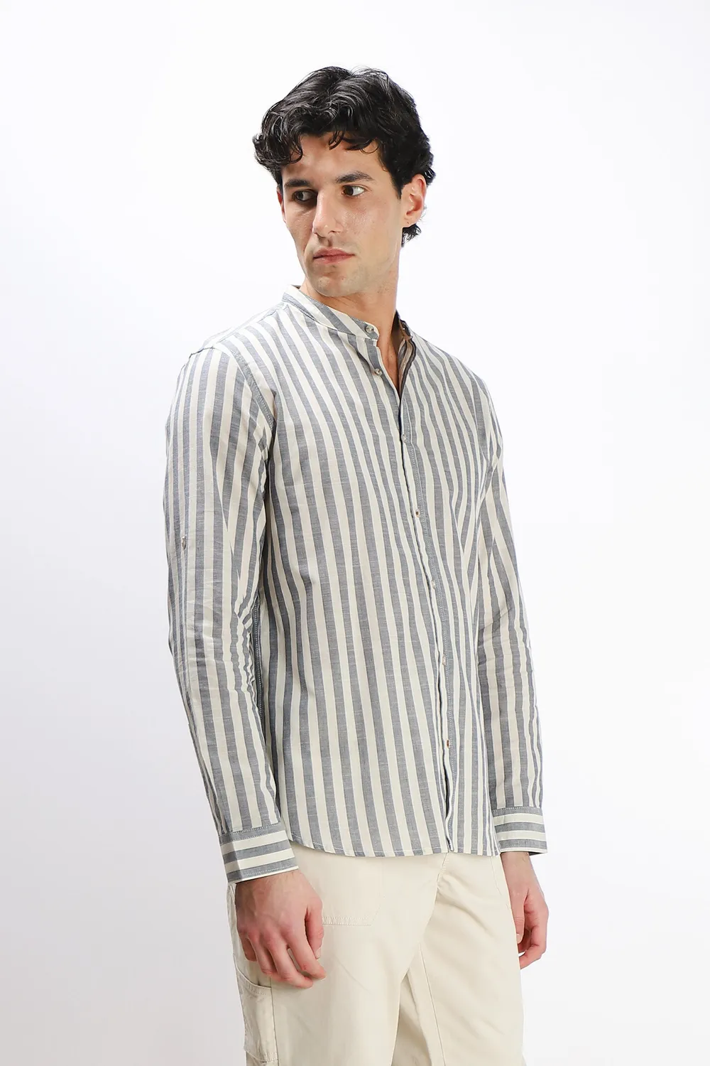 Sonny Bono Coreana camicia cotone sabbia