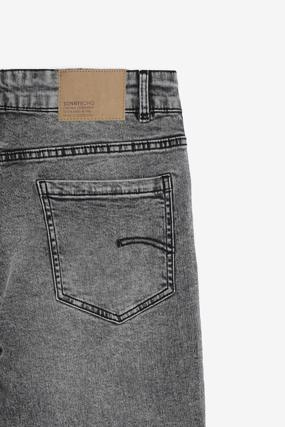 Sonny Bono Slim pantalone denim grigio slim fit