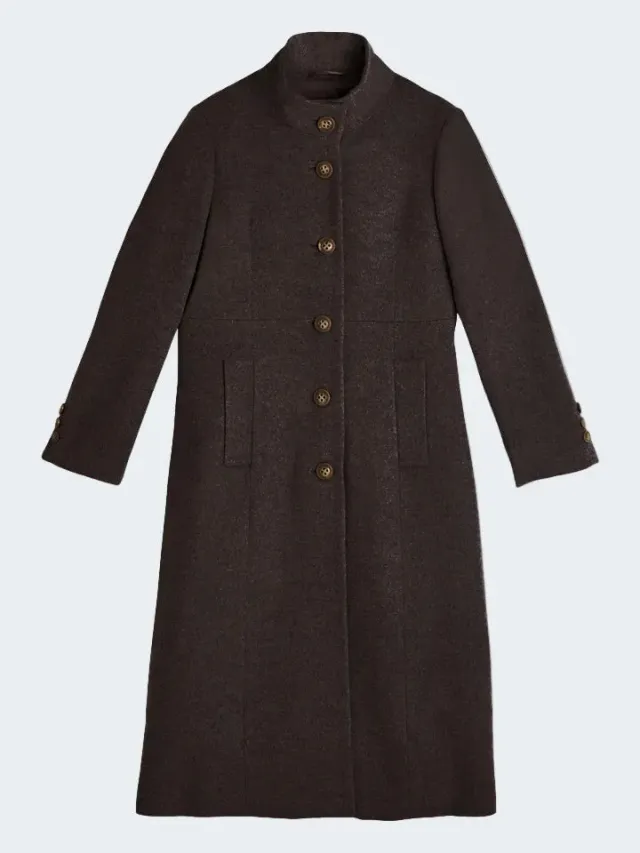 Sand New Parker Long cappotto cashmere marrone