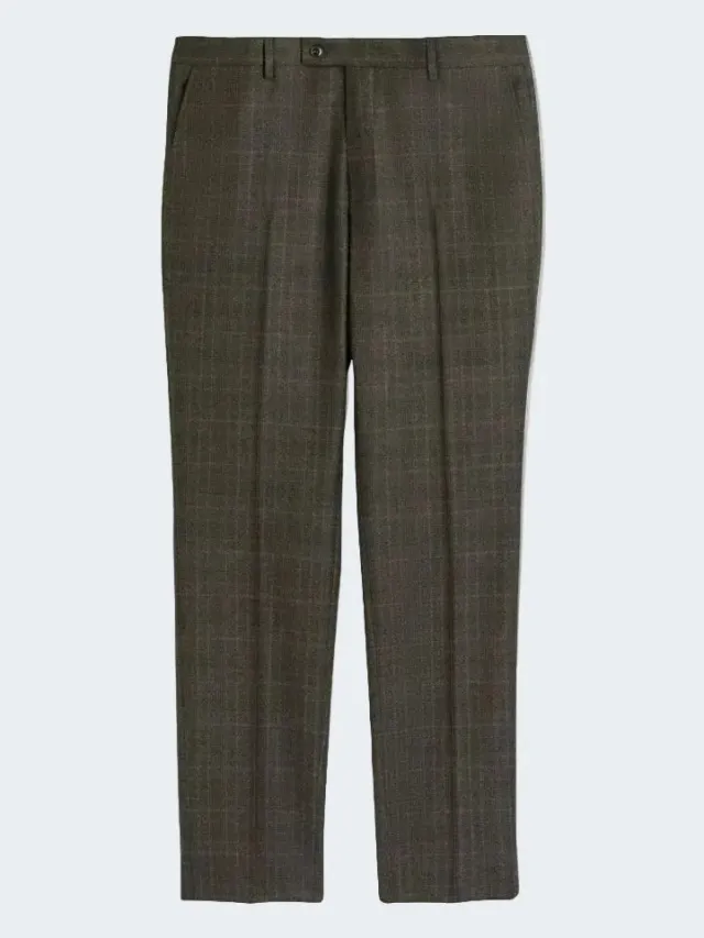 Sand Menswear Craig 1953 pantaloni flanella a quadri