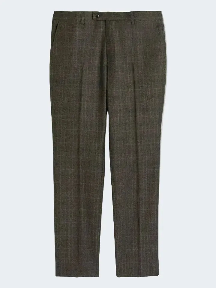 Sand Menswear Craig 1953 pantaloni flanella a quadri