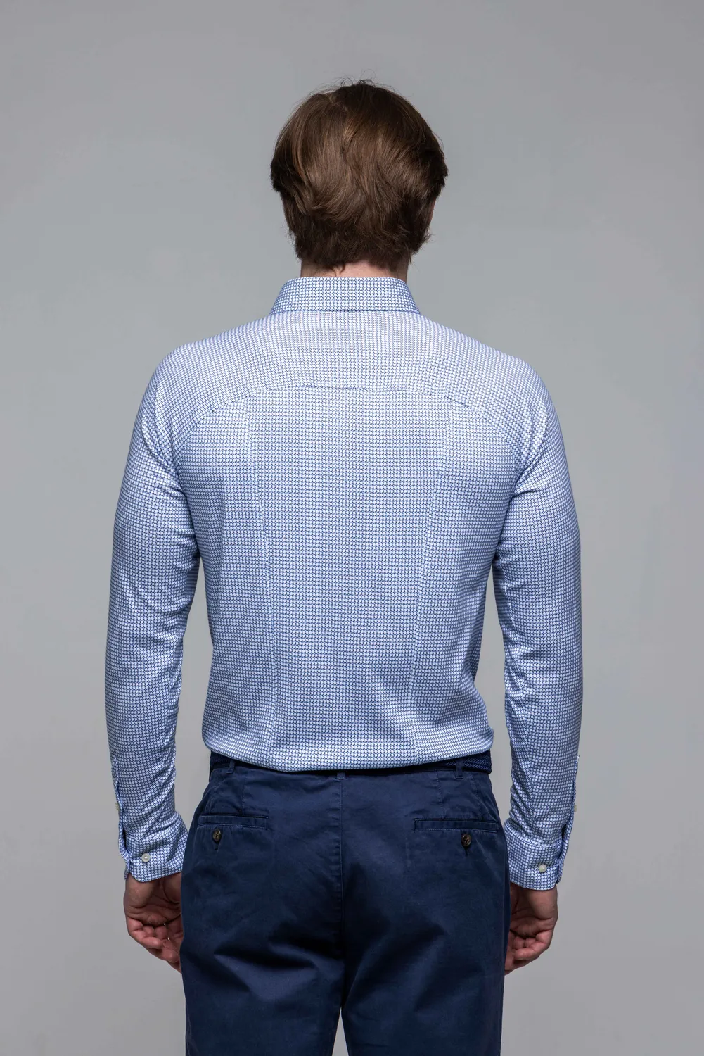 Alain Delon camicia stretch 13451 uomo elasticizzata