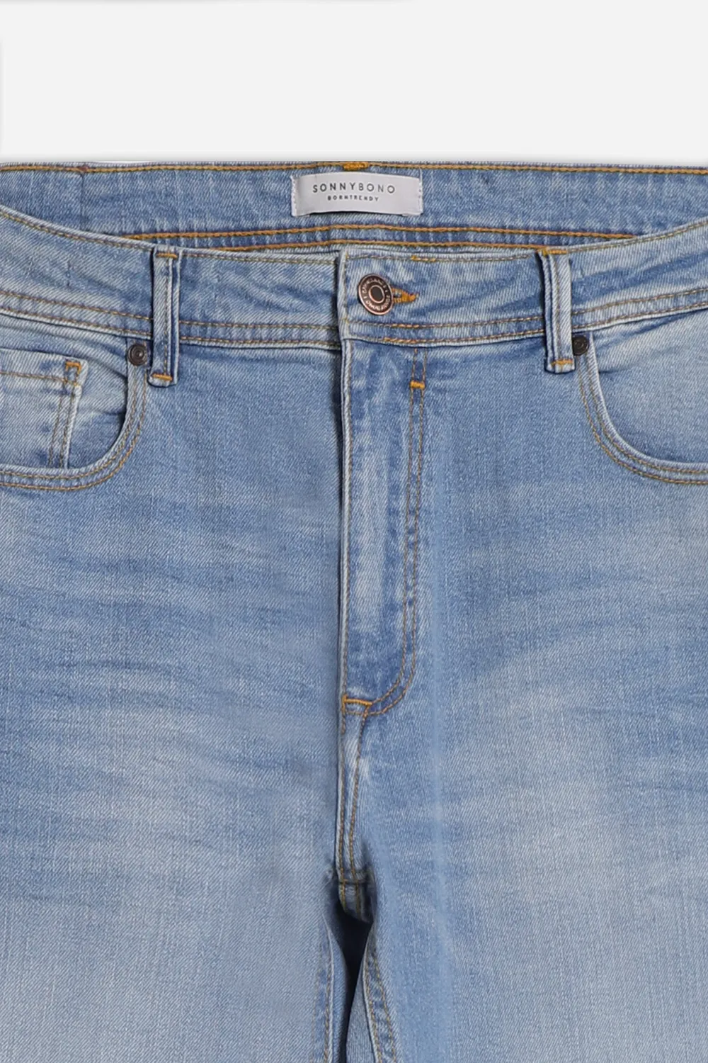 Sonny Bono jeans 5 tasche regular celeste elasticizzato