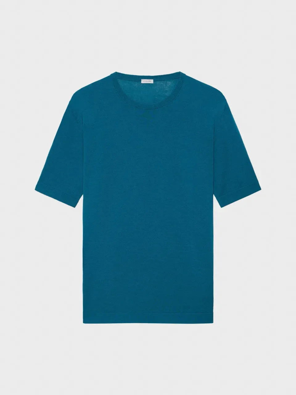Caruso Butterfly maglia cotone blu navy maniche corte